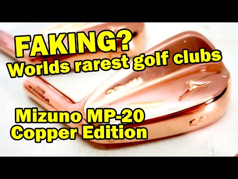 Worlds Rarest Golf Clubs. Making a set of Mizuno MP-20 Copper Edition. Is this FAKE?