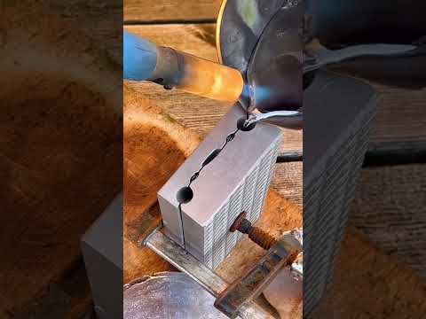 Melted lead pouring 🔥fishing weights DIY