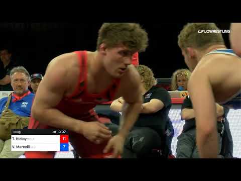 86 Kg Rr Rnd 1 Trent Hidlay Wolfpack Wrestling Club Vs Victor Marcelli Old Hickory Wrestling Club