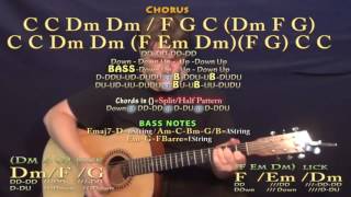 Hard Luck Woman (KISS) Guitar Lesson Chord Chart