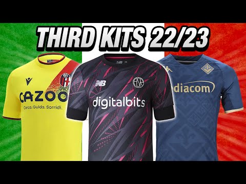 All SERIE A THIRD KITS 2022/23 🔴 Tutte le terze maglie della Serie A