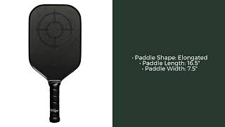 Video thumbnail: Engage Pursuit MX 6.0 Thick Core Middleweight Graphite Pickleball Paddle