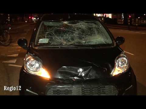 Scooterrijder gewond bij aanrijding met auto in Haarlem