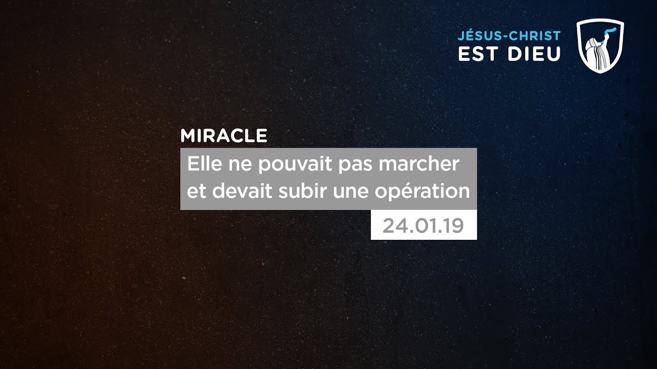 Thumbnail of video: Miracle : Elle ne pouvait pas marcher et devait subir une opération - Lomé