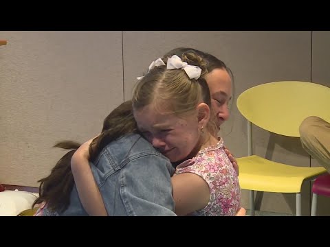 Girl meets bone marrow donor