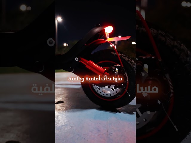 TS-076 Electric Scooter Spark, 10-inch frame size, with shocks and LED light