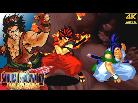 Samurai Shodown IV - Kazuki Kazama (Arcade / 1996) 4K 60FPS