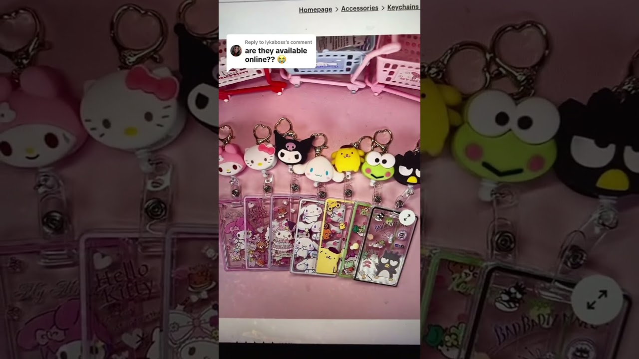 Get These Sanrio Badge Reels No Matter Where You Are!