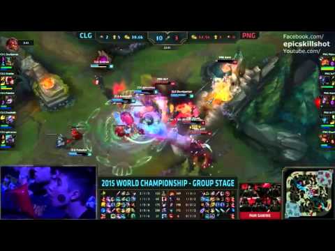 CLG Doublelift Tristana vs PNG brTT Kalista Highlights   S5 World Championship Group D2G6