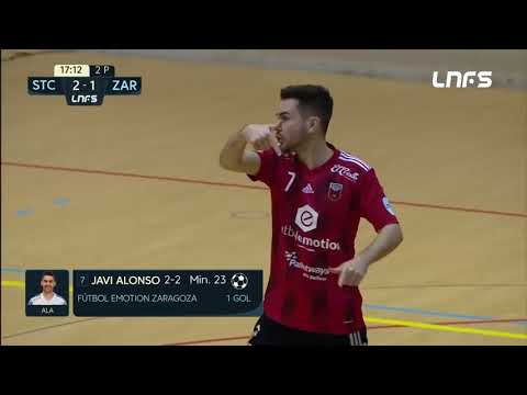 Gol de Javi Alonso (2-2) Industrias Santa Coloma - Fútbol Emotion Zaragoza. J16, 1Div. LNFS