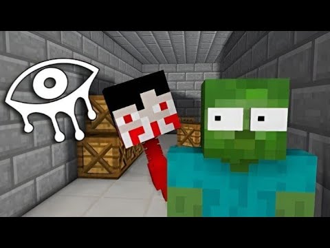 Monster school Eyes of Horror Game challenge (Platabush deleted video)