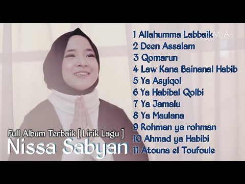 NISSA SABYAN Full Album TERBARU Allahumma Labbaik [ Lirik Lagu]