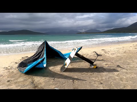 Kitesurfing in the Scottish Outer Hebrides