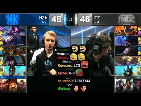 H2K vs ITZ | 2016 Worlds - Group Stage Day 2 | Twitch VOD with Chat