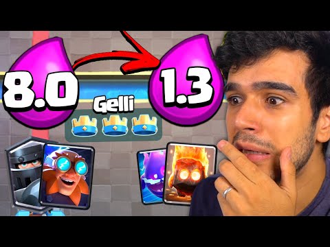 se eu ganhar uma partida, o deck fica mais rápido... clash royale
