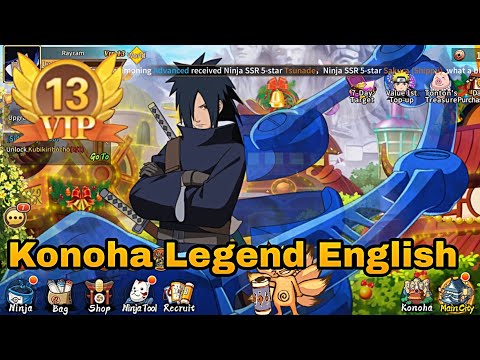 Konoha Legend P-Server English VIP 13 - Free 1,2M Gold + Free Hero UR & More