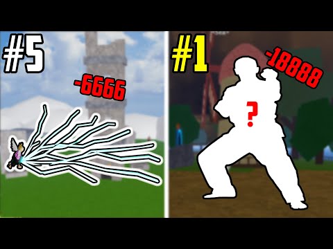 🌟 Fighting Styles Damage Ranked From Lowest to Highest in Blox Fruits!