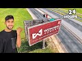 Surviving For 24 Hours On Bill Board