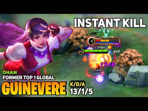 Guinevere Offlane Monster! [Former Top 1 Global Guinevere] By Dhan - Mobile Legend