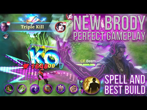 New Brody Anti Tank + Best Build Brody! | Gameplay Brody - Mobile Legends Indonesia