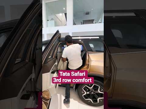 Thumbnail for 😲3rd Row seat இப்படி ஒரு வசதியா👌 - tata Safari facelift review #shorts #viralshort #tatasafari2023 by Tata Safari