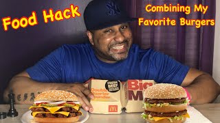 I Try McDonald’s Big Mac with The Quarter Pounder Patties| Food Hack| Burger Remix