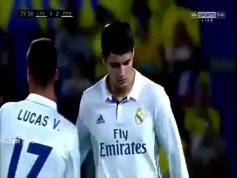 Alvaro Morata vs Las Palmas LA LIGA 24/9/2016