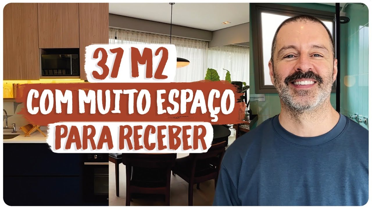 TOUR EM UM APARTAMENTO PEQUENO MUITO BEM APROVEITADO