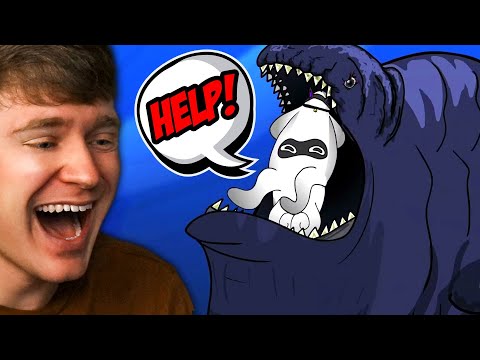 Reacting to BLOOP Eating EVERYTHING! (Hilarious)