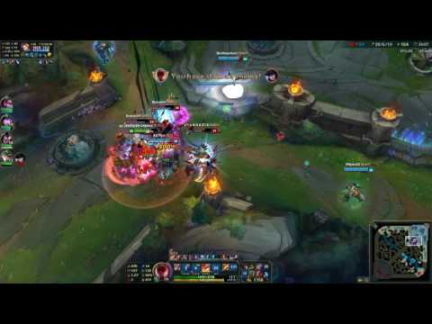 Lee Sin play #2 - 5 man kick