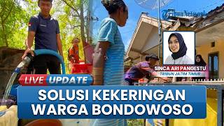 Langganan Alami Kekeringan, Warga Geddingan Bondowoso Pakai Tandon Lipat untuk Tampung Air