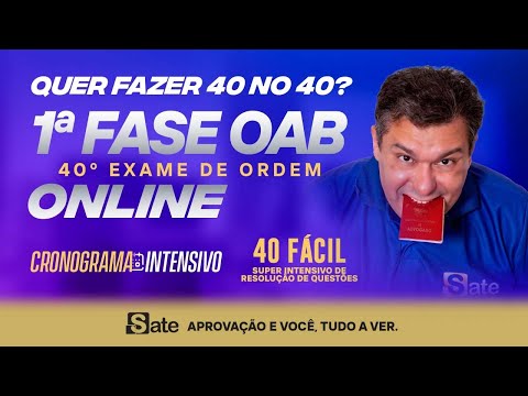 DIREITO PENAL / AULA 01 - 40 FÁCIL - 40º EO