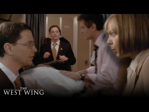 The Press vs. Air Force One | The West Wing