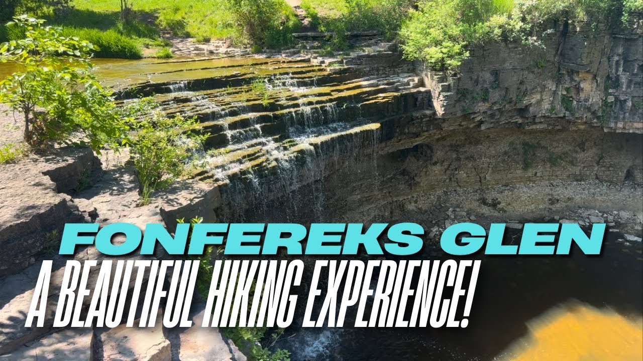 Hiking Fonferek’s Glen Trail | Beautiful Cliffs, Caves & Waterfall