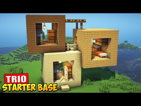 MarchiWORX (Minecraft Builds) - Minecraft Squad Survival House 🏡 Build Tutorial
