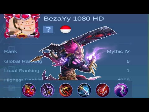 TOP 6 GLOBAL HANZO BUILD!!!HANZO SOLO RANKED GAMES BEST BUILD AND EMBLEM!!