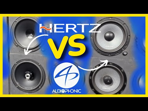 KIT 2 VIAS HERTZ DSK 165.3 / DCK VS KIT 2 VIAS AUDIOPHONIC CLUB / COAXIAL CLUB