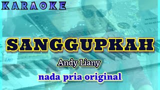 Download lagu Karaoke SANGGUPKAH nada pria original | Andy Liany mp3