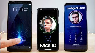 In-Glass Fingerprint vs Face ID vs S9 Intelligent Scan SPEED Test!