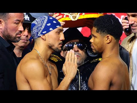 Teofimo Lopez vs Shakur Stevenson FULL Weigh In & INTENSE Face Off