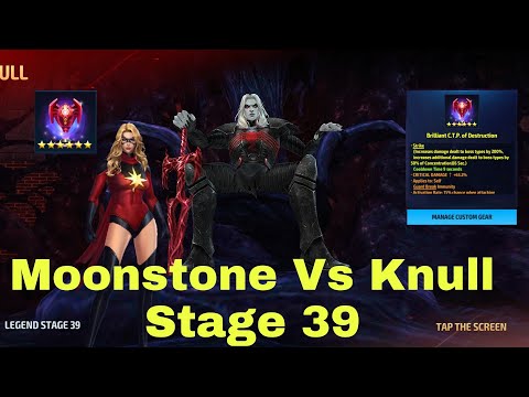 Moonstone vs Knull stage 39 | Brilliant Destruction Guide- Marvel Future Fight