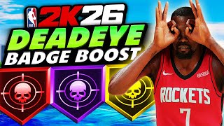 2K26 Best Build Tips: Deadeye Shooting Badge Test