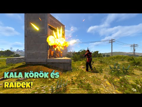 Kala körök és raidek! | Rust solo |  | magyar | #118