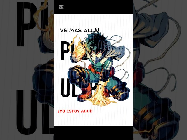 Vídeo relacionado con the Fan Tee Camiseta de Hombre My Hero Academia Deku Plus Ultra Boku no Hero Anime Manga 009 S