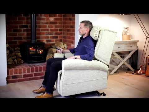 Rise and Recliner chair Wall hugger supplied throughout the UK by Recare Ltd