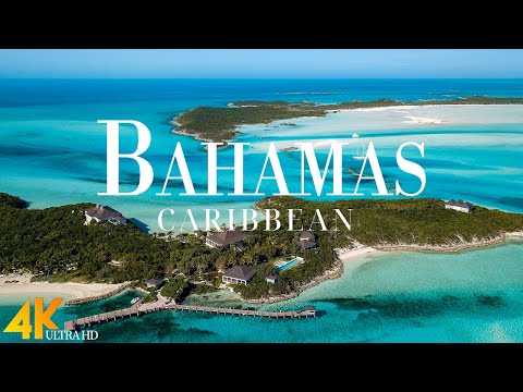 FLYING OVER THE BAHAMAS (4K UHD) - Relaxing Music Along With Beautiful Nature Videos - 4K Video HD