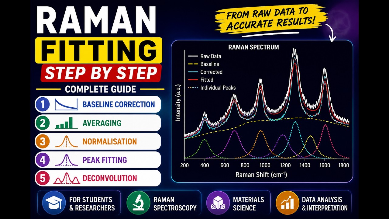 Full Raman Spectra Fitting Step-by-Step in Origin