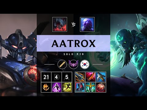 Aatrox Mid vs Ryze - KR Master Patch 25.10