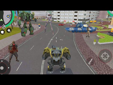Stone Giant (BD Assault Machine War Tank, Robot) Spider Robot Destroy Building - Android Gameplay HD