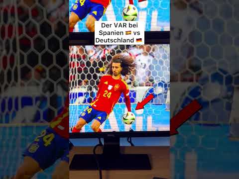 Der VAR bei Spanien 🇪🇸 vs Deutschland 🇩🇪 😠 #euro2024